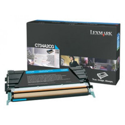 Lexmark C73x, X73x Cartucho de toner cian (6K) en Huesoi