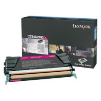 Lexmark C73x, X73x Cartucho de toner magenta (6K) en Huesoi