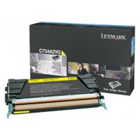 Lexmark C73x, X73x Cartucho de toner amarillo (6K) en Huesoi