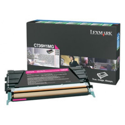 LEXMARK C-736, X-736/738 Toner Magenta Alto rendimiento Retornable en Huesoi