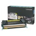 LEXMARK C-736, X-736/738 Toner Amarillo Alto rendimiento Retornable en Huesoi