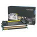 Lexmark C736, X736, X738 Cartucho de toner amarillo Alto Rendimiento (10K) en Huesoi