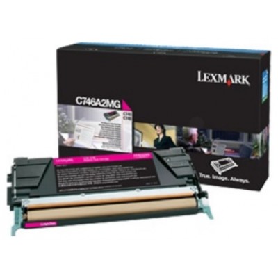 LEXMARK TONER LASER MAGENTA 7.000 PAGINAS CORPORATIVO C/746DN/746DTN/746N/748DE/748DTE/748E en Huesoi