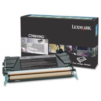 LEXMARK C746, C748 Cartucho de toner negro Alto Rendimiento Retornable en Huesoi