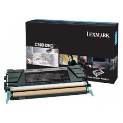 Lexmark C746, C748 Cartucho de toner negro Alto Rendimiento en Huesoi