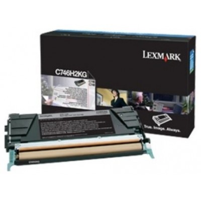 LEXMARK C746, C748 Black High Yield Corporate Cartridge en Huesoi