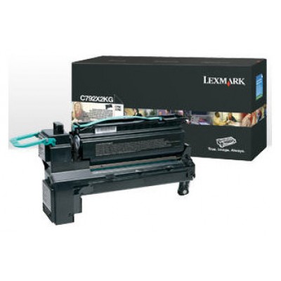 Lexmark C792 Cartucho de impresion negro Extra Alto Rendimiento (20K) en Huesoi