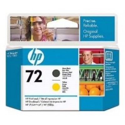 HP Designjet T610/1100 Cabezal Negro mate y Amarillo nº72 en Huesoi