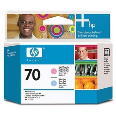 HP Photosmart Pro B9180 Nº70 Cabezal de impresion Magenta claro y Cian claro en Huesoi