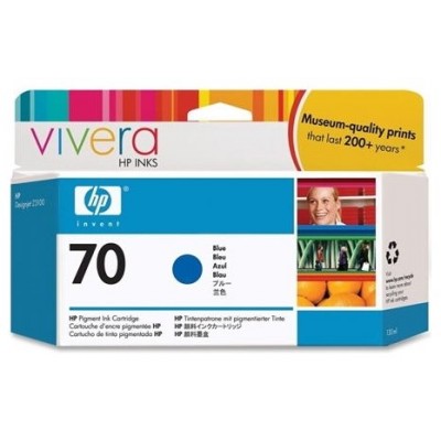 HP Designjet Z3100/Z3200 Nº70 Cartucho Azul en Huesoi