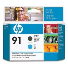 HP Designjet Z6100 cabezal de impresion Negro Mate y Cian nº91 DESC en Huesoi