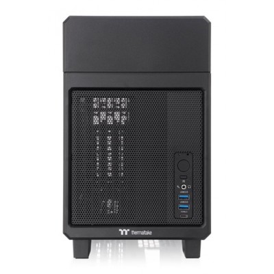 CAJA THERMALTAKE TR100 MINI-ITX NEGRO USB 3.2 Type-C x 1 USB 3.0 x 2 SN CPU en Huesoi