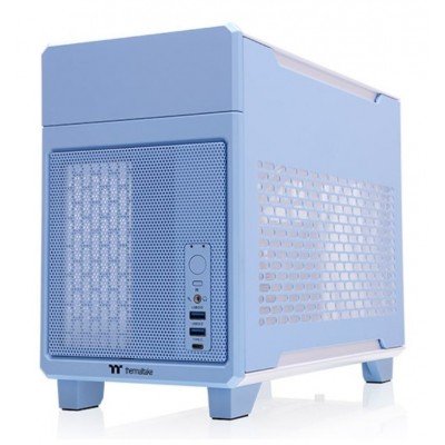 CAJA THERMALTAKE TR100 MINI-ITX AZUL  USB 3.2 C x 1 USB 3.0 x 2 SN CPU en Huesoi