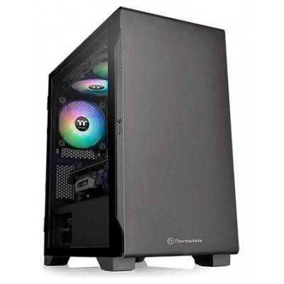 CAJA THERMALTAKE S100 BLACK MATX 1XUSB 3.0 SIN FUENTE NEGRO en Huesoi