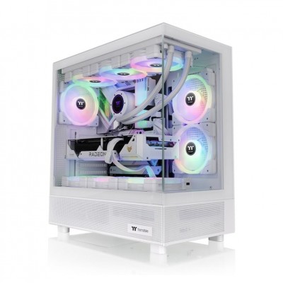 CAJA THERMALTAKE VIEW 270 TG ARGB SNOW ATX 2XUSB 3.2 SIN FUENTE BLANCO en Huesoi