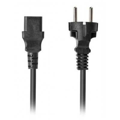 CABLE DE ALIMENTACION LANBERG SCHUKO CEE 7/7 A IEC320 C13 1.8M VDE RECTO en Huesoi