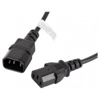 CABLE ALARGADOR LANBERG ALIMENTACION CPU IEC320 C13 H -  IEC320 C14 M 1.8M· (Espera 4 dias) en Huesoi