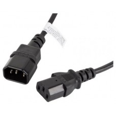 CABLE ALARGADOR LANBERG ALIMENTACION CPU IEC320 C13 H/IEC320 C14 M 1.8M en Huesoi