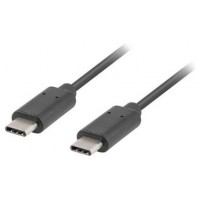 CABLE 2.0 LANBERG USB C MACHO/USB C MACHO 1M NEGRO en Huesoi