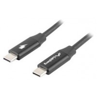 CABLE USB LANBERG 2.0 MACHO/USB C MACHO QUICK CHARGE 4.0 1.8M NEGRO en Huesoi