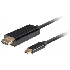 CABLE USB-C A HDMI LANBERG MACHO/MACHO 4K 60HZ 1.8M NEGRO en Huesoi