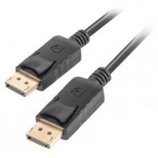 CABLE DISPLAYPORT LANBERG MACHO MACHO 4K NEGRO 1.8M en Huesoi