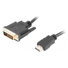 CABLE HDMI LANBERG MACHO DVI MACHO 24+1 1,8M DUAL LINK GOLD 4K en Huesoi