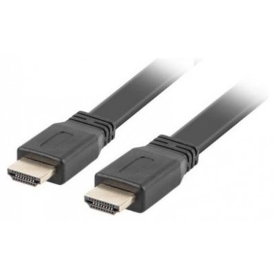 CABLE HDMI LANBERG MACHO/MACHO V2.0 4K PLANO 1.8M NEGRO en Huesoi