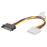 CABLE ALIMENTACION LANBERG MOLEX HEMBRA/SATA MACHO 15CM en Huesoi