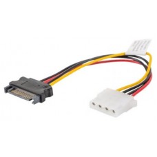 CABLE ALIMENTACION LANBERG MOLEX HEMBRA/SATA MACHO 15CM en Huesoi