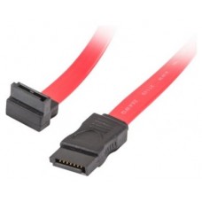 CABLE SATA III LANBERG 6GB/S HEMBRA HEMBRA ANGULO 0.5M ROJO en Huesoi