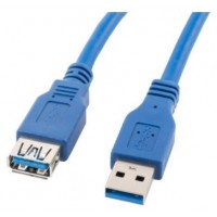 CABLE ALARGADOR LANBERG USB 3.0 MACHO/HEMBRA 3M AZUL en Huesoi
