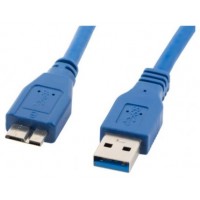 CABLE USB LANBERG 3.0 MACHO/MICRO USB MACHO 0.5M AZUL en Huesoi