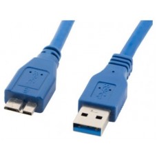 CABLE USB LANBERG 3.0 MACHO/MICRO USB MACHO 0.5M AZUL en Huesoi