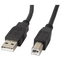 CABLE LANBERG IMPRESORA USB MACHO A USB MACHO CON FERRITA NEGRO 0.5 M en Huesoi