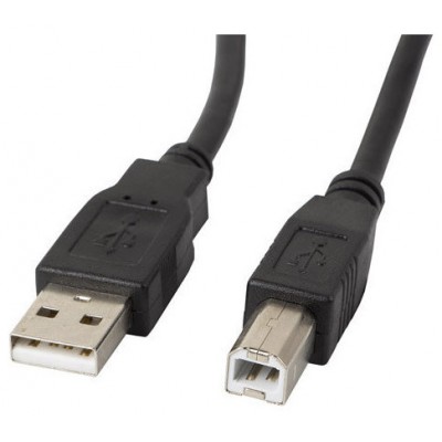 CABLE LANBERG IMPRESORA USB MACHO A USB MACHO CON FERRITA NEGRO 0.5 M en Huesoi