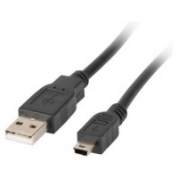 CABLE USB LANBERG 2.0 MACHO/MINI USB MACHO 1.8M NEGRO en Huesoi