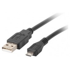 CABLE USB LANBERG 2.0 MACHO/MICRO USB MACHO 0.3M NEGRO en Huesoi