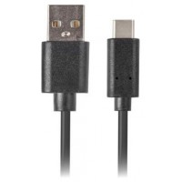 CABLE USB LANBERG 2.0 MACHO/USB C MACHO 0.5M NEGRO en Huesoi