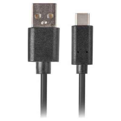 CABLE USB LANBERG 2.0 MACHO/USB C MACHO QUICK CHARGE 3.0 0.5M NEGRO en Huesoi