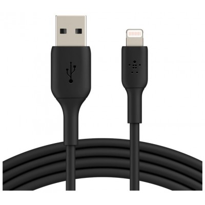 CABLE BELKIN CAA001BT1MBK  LIGHTNING A USB-A BOOST en Huesoi