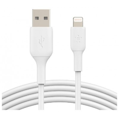 CABLE BELKIN CAA001BT1MWH LIGHTNING A USB-A BOOST en Huesoi