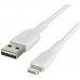 CABLE BELKIN CAA001BT1MWH LIGHTNING A USB-A BOOST en Huesoi