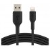 CABLE BELKIN CAA001BT2MBK LIGHTNING A USB-A BOOST en Huesoi