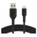 CABLE BELKIN CAA001BT2MBK LIGHTNING A USB-A BOOST en Huesoi