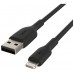 CABLE BELKIN CAA001BT2MBK LIGHTNING A USB-A BOOST en Huesoi
