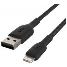 CABLE BELKIN CAA002BT1MBK LIGHTNING USB-A TRENZADO en Huesoi