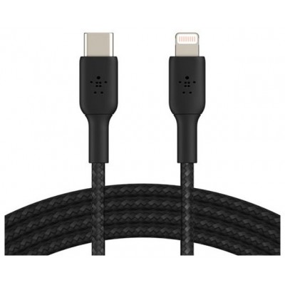 CABLE BELKIN CAA004BT1MBK USB-C A LIGHTNING TRENZADO en Huesoi