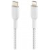 CABLE BELKIN CAA004BT1MWH USB-C A LIGHTNING TRENZADO en Huesoi