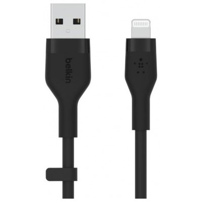 CABLE BELKIN CAA008BT1MBK USB-A A LIGHTNING SILICONA en Huesoi